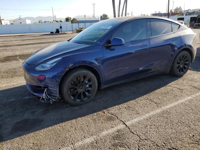 TESLA MODEL Y 2021 with VIN 5YJYGAEE5MF265951 - Photo from auction