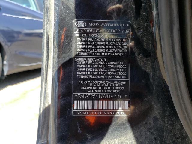 Photo 14 from auction – 2007 LAND ROVER LR3 SE with VIN SALAE25417A419209