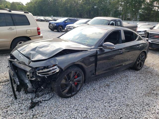 GENESIS G70 BASE 2022 with VIN KMTG54TEXNU099586 - Photo from auction