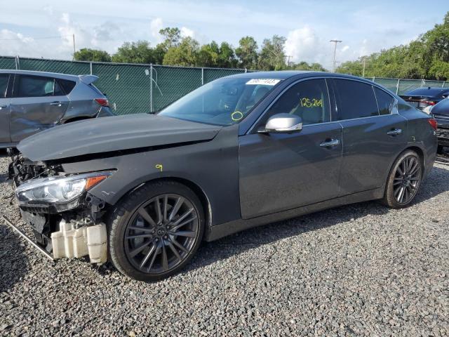 INFINITI Q50 RED SP 2016 with VIN JN1FV7AP2GM421191 - Photo from auction