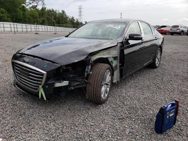 GENESIS G80 BASE 2018 with VIN KMHGN4JE3JU232065 - Photo from auction