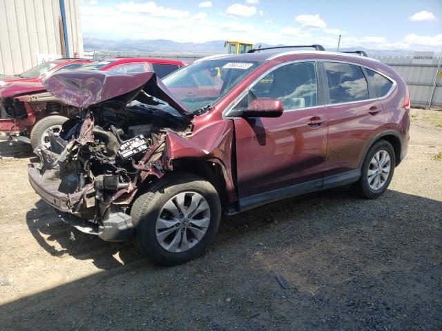HONDA CR-V 2014 with VIN 5J6RM4H79EL015410 - Photo from auction