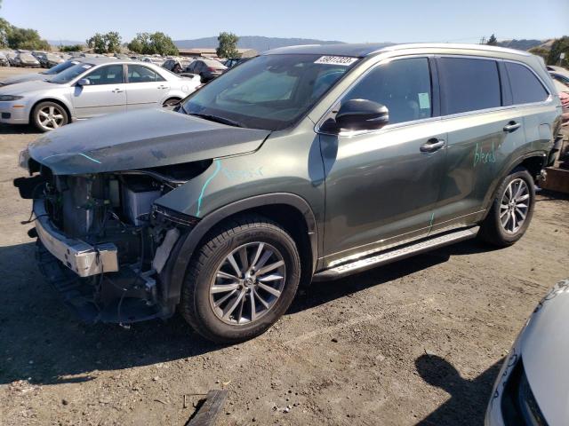TOYOTA HIGHLANDER 2018 with VIN 5TDJZRFH8JS891388 - Photo from auction