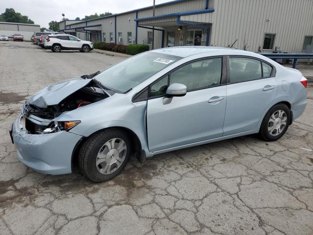 HONDA CIVIC HYBR 2012 with VIN JHMFB4F25CS003102 - Photo from auction