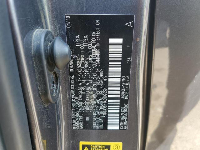 Photo 14 from auction – 2010 TOYOTA HIGHLANDER with VIN 5TDZA3EH1AS002858