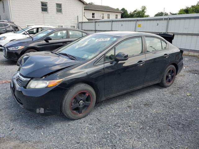 Photo 1 from auction – 2012 HONDA CIVIC LX with VIN 2HGFB2F52CH601947