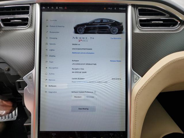 Photo 9 from auction – 2013 TESLA MODEL S with VIN 5YJSA1CP1DFP04400