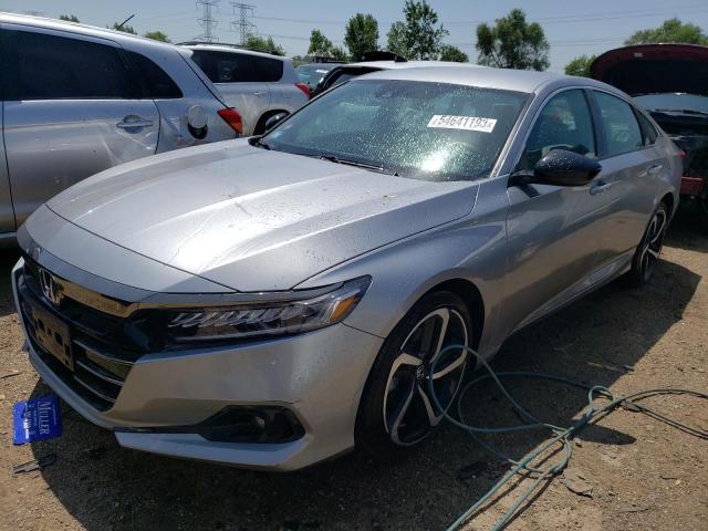HONDA ACCORD SPO 2022 with VIN 1HGCV1F34NA071663 - Photo from auction