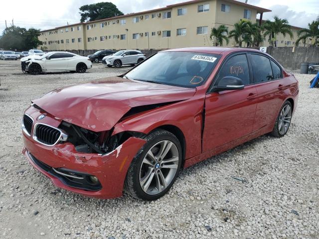 BMW 328 I SULE 2013 with VIN WBA3C1C56DK104162 - Photo from auction