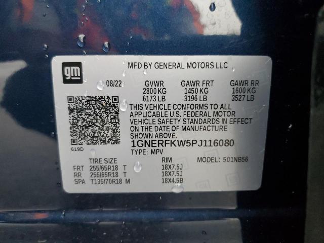 Photo 14 from auction – 2023 CHEVROLET TRAVERSE L with VIN 1GNERFKW5PJ116080