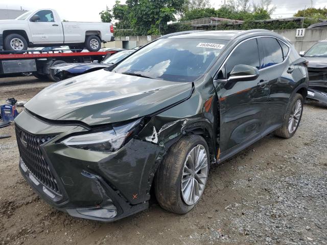 LEXUS NX 350 2022 with VIN 2T2GGCEZ5NC004802 - Photo from auction