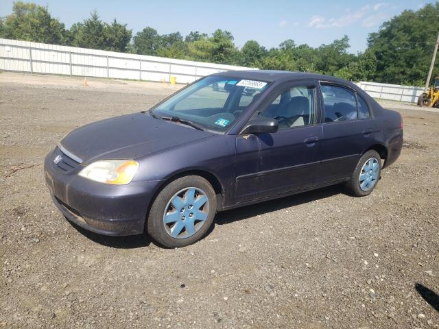 Photo 1 from auction – 2001 HONDA CIVIC EX with VIN 2HGES26711H594001