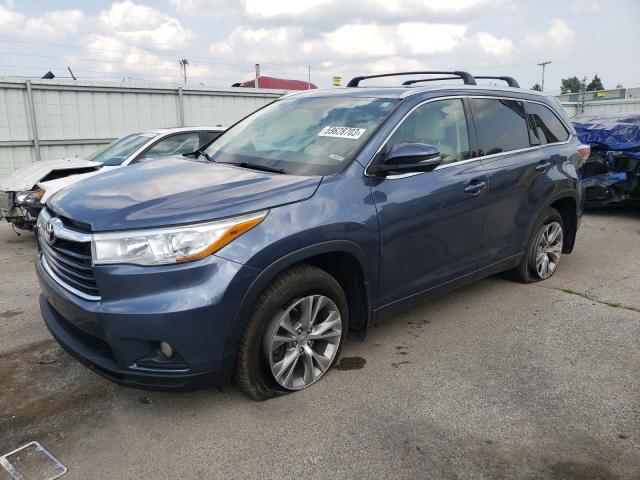 TOYOTA HIGHLANDER 2015 with VIN 5TDJKRFH8FS074496 - Photo from auction