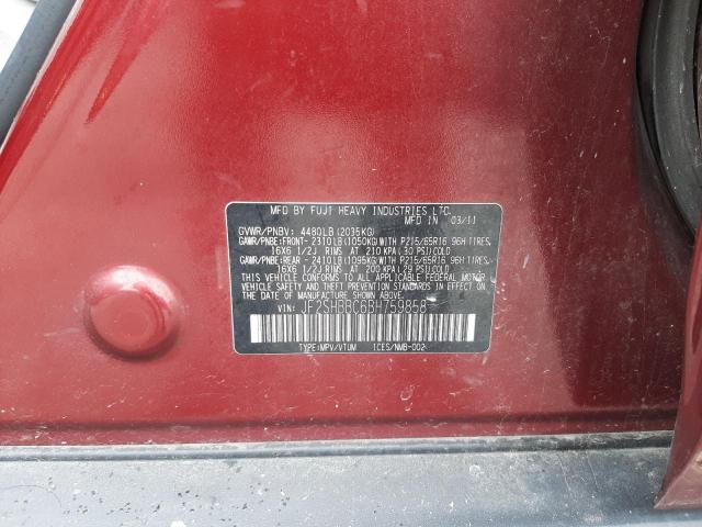 Снимка 14 от търг – 2011 SUBARU FORESTER 2 с VIN JF2SHBBC6BH759858