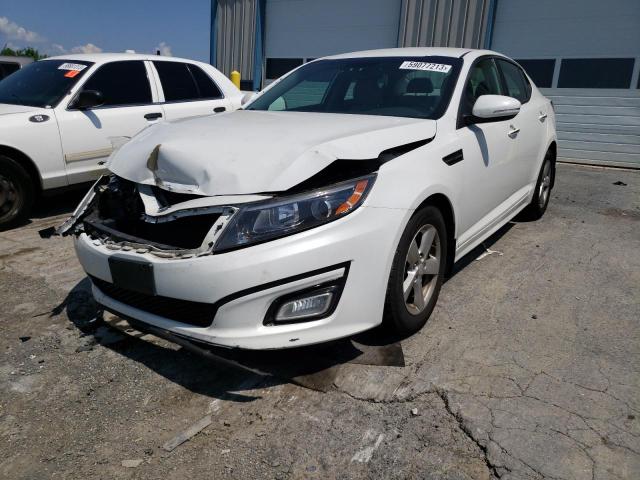 KIA OPTIMA LX 2014 with VIN 5XXGM4A72EG276403 - Photo from auction