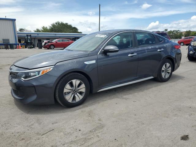 KIA OPTIMA HYB 2017 with VIN KNAGT4LC0H5005407 - Photo from auction