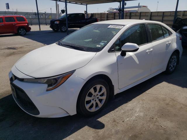 TOYOTA COROLLA LE 2020 with VIN 5YFEPRAE8LP092081 - Photo from auction