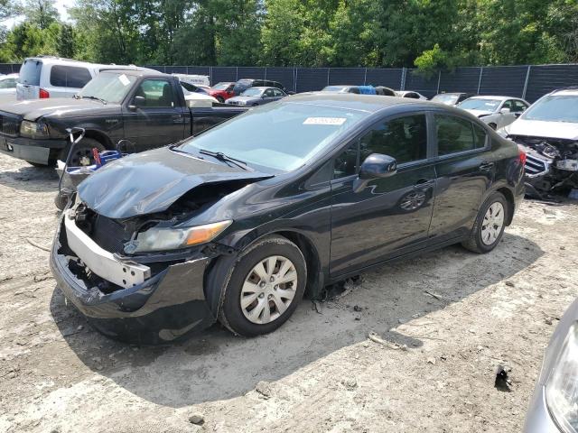 HONDA CIVIC LX 2012 with VIN 19XFB2F57CE079052 - Photo from auction