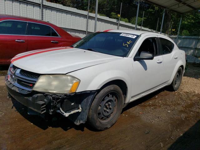 DODGE AVENGER SE 2012 with VIN 1C3CDZAB8CN324928 - Photo from auction