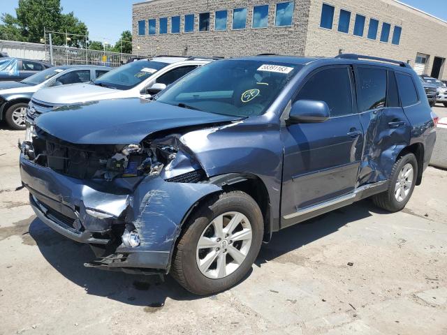 TOYOTA HIGHLANDER 2011 with VIN 5TDBK3EHXBS063786 - Photo from auction