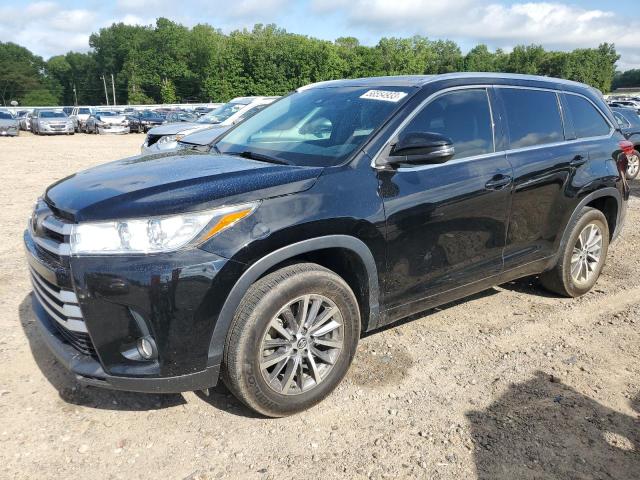TOYOTA HIGHLANDER 2018 with VIN 5TDKZRFH2JS547964 - Photo from auction