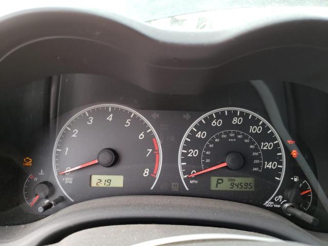 Photo 9 from auction – 2009 TOYOTA COROLLA BA with VIN JTDBL40E699033662