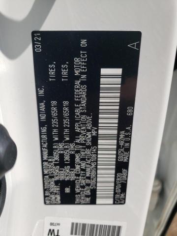 Photo 14 from auction – 2021 TOYOTA HIGHLANDER with VIN 5TDGZRBH7MS108145