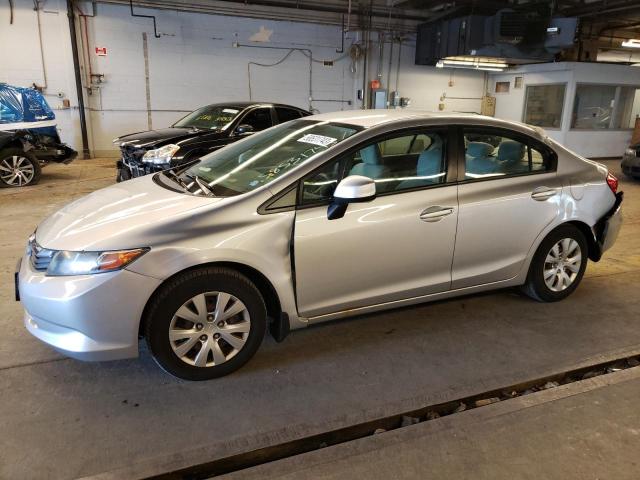 HONDA CIVIC LX 2012 with VIN 19XFB2F58CE013741 - Photo from auction