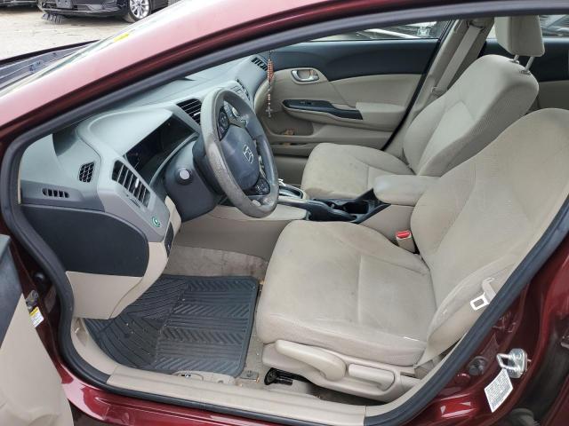 Photo 7 from auction – 2012 HONDA CIVIC LX with VIN 19XFB2F52CE323545