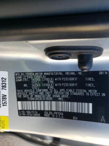 Photo 14 from auction – 2014 TOYOTA SIENNA LE with VIN 5TDKK3DC0ES516095
