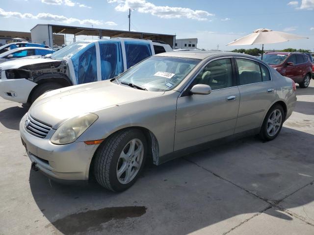 INFINITI G35 2004 with VIN JNKCV51EX4M111495 - Photo from auction