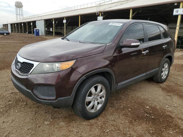 KIA SORENTO LX 2013 with VIN 5XYKT3A15DG390974 - Photo from auction