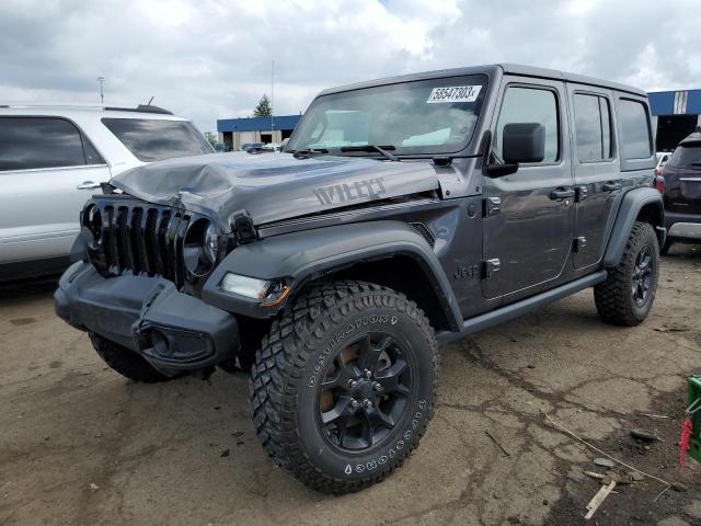 JEEP WRANGLER U 2021 with VIN 1C4HJXDN0MW804686 - Photo from auction