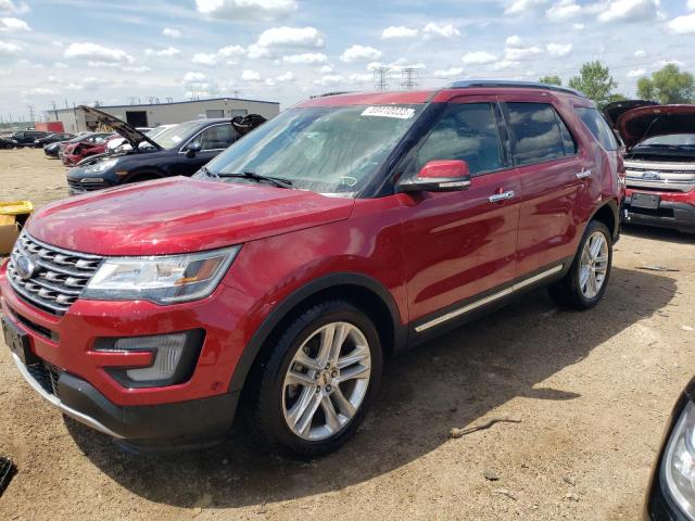 FORD EXPLORER L 2017 with VIN 1FM5K8FH8HGD82207 - Photo from auction