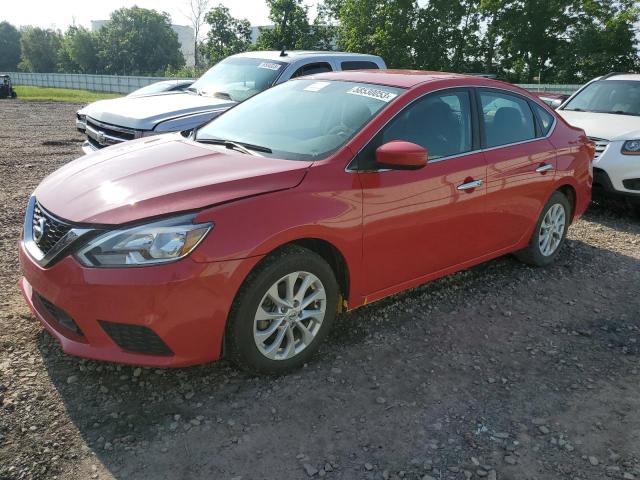 NISSAN SENTRA S 2018 with VIN 3N1AB7AP7JL656190 - Photo from auction