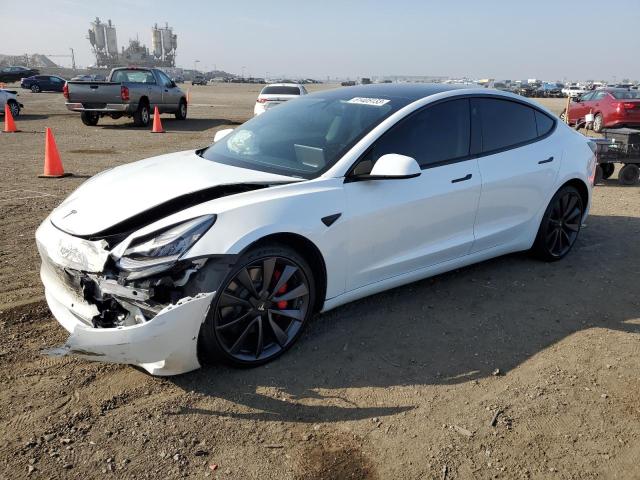 TESLA MODEL 3 2020 with VIN 5YJ3E1EC5LF624406 - Photo from auction