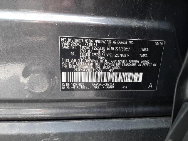 Photo 14 from auction – 2020 TOYOTA RAV4 LE with VIN 2T3F1RFV1LC116503