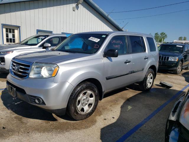 HONDA PILOT LX 2013 مع رقم تعريف المركبة 5FNYF3H27DB044156 - صورة من المزاد