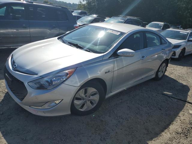 HYUNDAI SONATA HYB 2013 with VIN KMHEC4A41DA096285 - Photo from auction