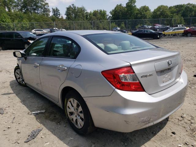 Photo 2 from auction – 2012 HONDA CIVIC LX with VIN 19XFB2F57CE332371