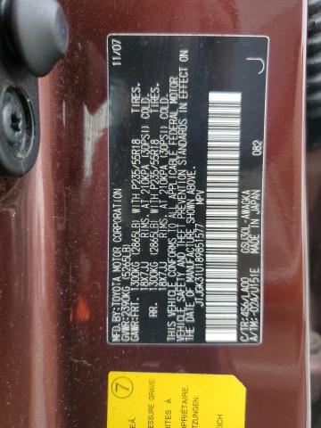 Photo 14 from auction – 2008 LEXUS RX 350 with VIN JTJGK31U189851577
