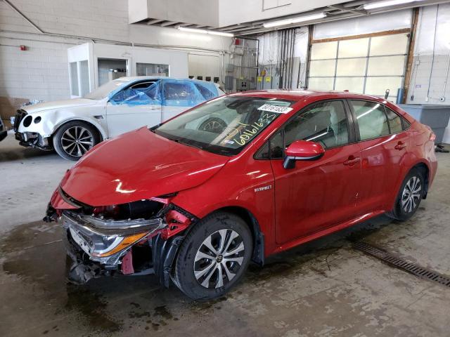 TOYOTA COROLLA LE 2021 with VIN JTDEAMDE3MJ005273 - Photo from auction