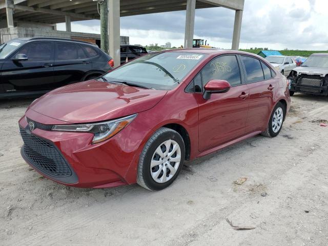 TOYOTA COROLLA LE 2022 with VIN JTDEPMAEXNJ212814 - Photo from auction