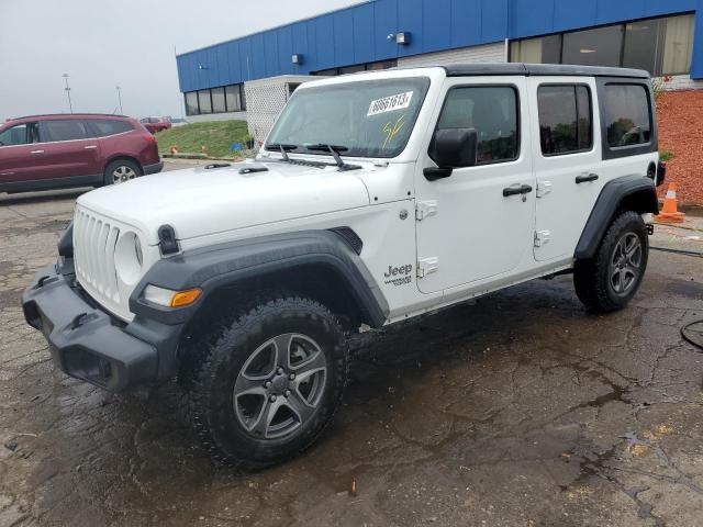 JEEP WRANGLER U 2018 with VIN 1C4HJXDG2JW190043 - Photo from auction