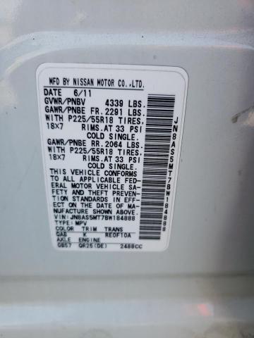 Photo 14 from auction – 2011 NISSAN ROGUE S with VIN JN8AS5MT7BW184888