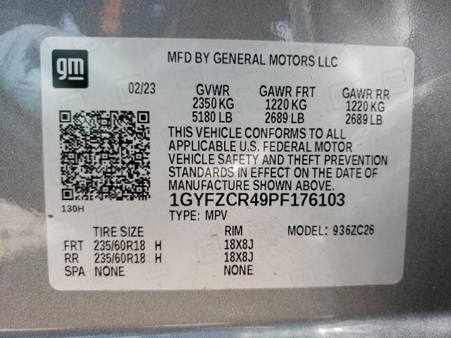 Photo 14 from auction – 2023 CADILLAC XT4 PREMIU with VIN 1GYFZCR49PF176103
