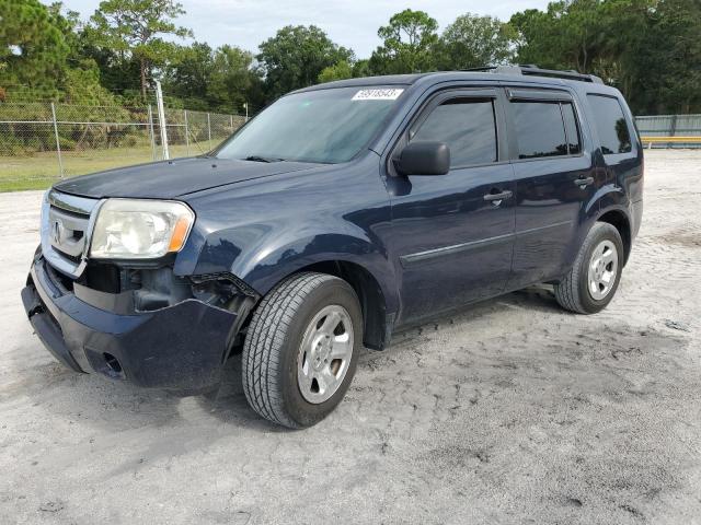 HONDA PILOT LX 2010 with VIN 5FNYF3H23AB023302 - Photo from auction
