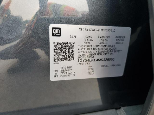 Photo 14 from auction – 2021 CADILLAC ESCALADE E with VIN 1GYS4LKL4MR325090
