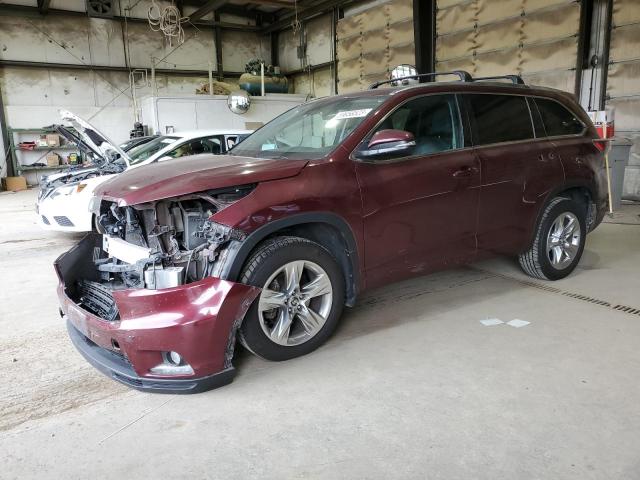 TOYOTA HIGHLANDER 2016 with VIN 5TDDKRFH4GS231326 - Photo from auction