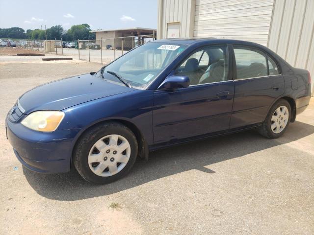 HONDA CIVIC EX 2002 with VIN 1HGES25722L049236 - Photo from auction